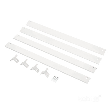 Rahmen 45mm für LED PANEL 60x60 für Aufputzmontage Weiß KLIK Kobi