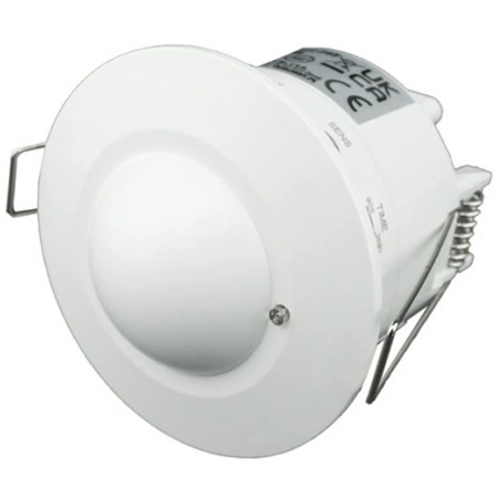 Mikrowellen-Einbau-Bewegungsmelder 360° 8 m Innenbereich Weiß