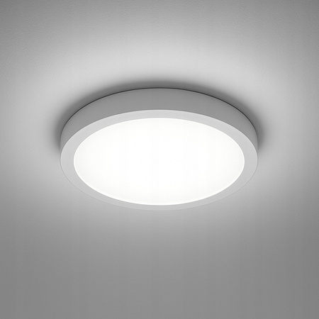 LED-Panel Deckenleuchte 12W 960lm 4000K neutralweiße Anbauleuchte Rund weiß Proma Masterled