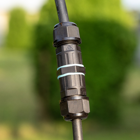 LED-Flutlicht ZUNA2 Halogenlampe 2x 20W 6500K auf Stativ + Kabel + Hermetischer Anschluss LUMILED