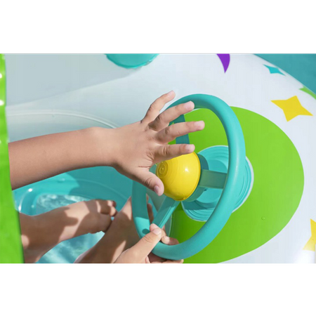 Baby-Schwimmboot aufblasbarer Ponton mit Verdeck