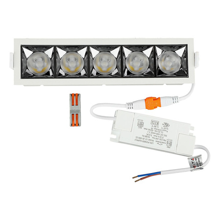 LED Spot 20W 4000K Fixed SMD SAMSUNG CHIP Rechteckige Leuchte VT-2-21 V-TAC