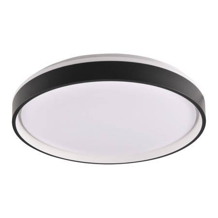LED Plafond Deckenleuchte 48W 5300lm CCT 120° Weiß Schwarz IP44 Pilot Dimmbar Jadwiga Sanico Goldlux