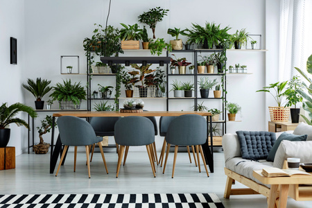 PLANT 9381 Nowodvorski Deckenleuchte Schwarz 4xGU10 Hängend Rechteckig Stahl Modern