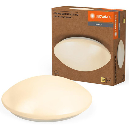 LED Plafond Deckenleuchte 13W 920lm 3000K Warm Weiß 25cm Essentials Ledvance