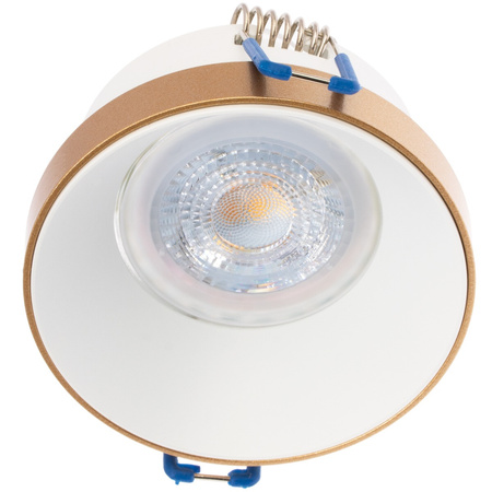 Halogen-Deckenleuchte SIMEN DSO MR16 GU10 gold-weiß Kanlux