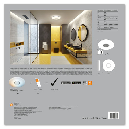 LED Deckenleuchte ORBIS Kite 24W 2500lm warm-kalt 41cm SMART+ WiFi LEDVANCE