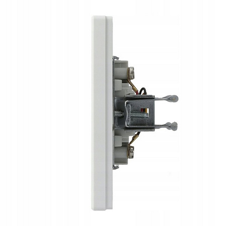 RJ11-Telefondose mit Rahmen weiß SCHNEIDER ASFORA