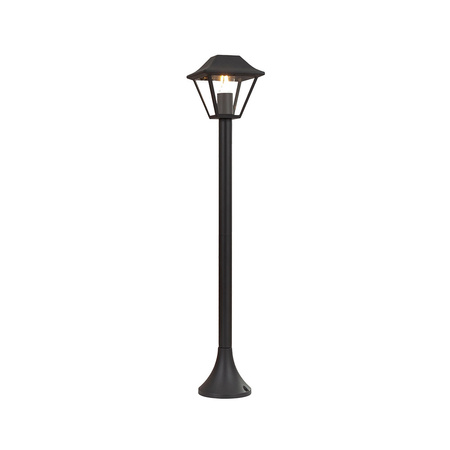 Gartenlampe Laterne E27 IP44 Einzelner transparenter Schirm 95CM Schwarz VT-845 V-TAC