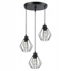 Masterled Ceiling Luminaire 3x E27 Schwarz Otto Pendelleuchte