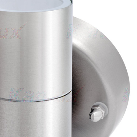 Garten KINKIET Leuchte oben unten LED DARSA EL-235T-UP 2xGU10 IP44 Silber Kanlux