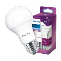 E27 A60 LED Lampen 10W = 75W 1055lm 6500K Kalt 200° PHILIPS