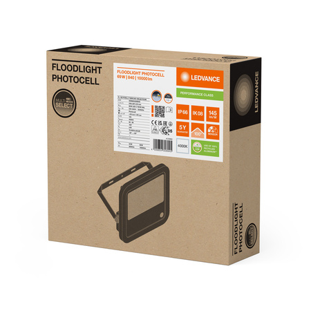 LED-Flutlicht 69W 10000lm 4000K IP66 Schwarz mit Dämmerungssensor LEDVANCE Flutlicht