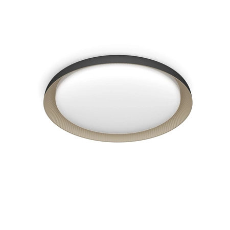 LED Plafond Deckenleuchte 10W 1950lm 4000K SceneSwitch Schwarz Pebblo Ultra Efficient Philips
