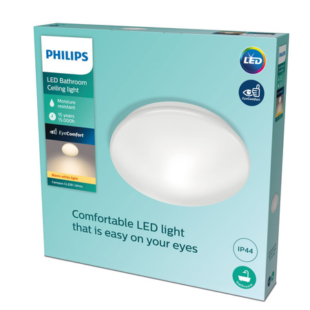 Plafond LED-Deckenleuchte CANOPUS 20W 2700K IP44 39cm PHILIPS