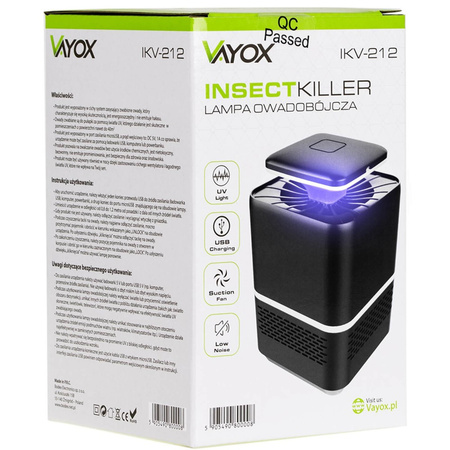 Moskito-Fliegenfalle Insektizide Lampe UV-Licht USB VAYOX