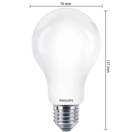 LED-Lampe E27 A67 17.5W = 150W 2452lm 2700K Warm PHILIPS Classic