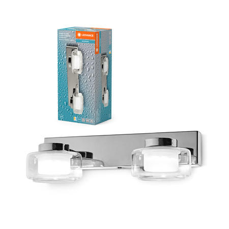 Badezimmer-Wandleuchte LED-Punktleuchte IP44 11W CCT 3000K-4000K Chrom LEDVANCE