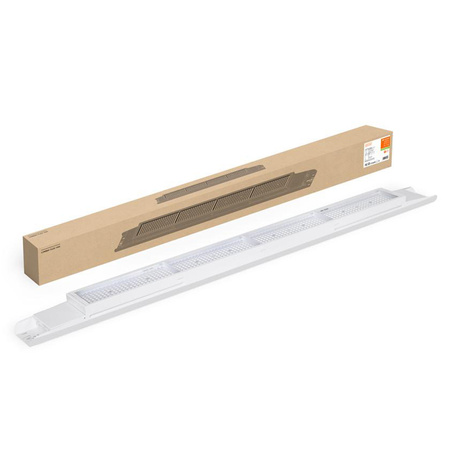 LED-Panel Lineare Streifenleuchte 73W 11680lm 4000K Neutral Aufputz montiert Abgehängt Weiß 150x10cm Low Bay Flex Ledvance