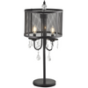 Dekorative Stehtischleuchte Bresso 3xE14 GOLDLUX (Polux) schwarz