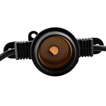 Garten Girlande Outdoor-Lichterkette 10m 10x E27 Glühbirnen 2W 3000K NARCI Lumiled