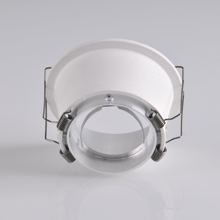 KOLDING Weiße und silberne Einbauleuchte rund MR16 GOLDLUX (Polux)