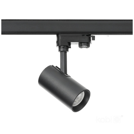 GU10 3-Phasen-Stromschienenstrahler Schwarz Nextrack Kobi