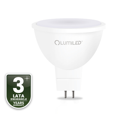 LED Lampen GU5.3, Glühbirne MR16 230V 6W = 50W 580lm 120° 6000K kalt LUMILED