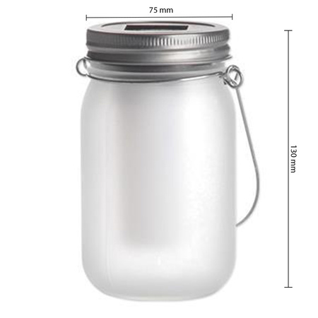 Garten Laterne LED Solar Dekorativ Krug Flamme 13cm