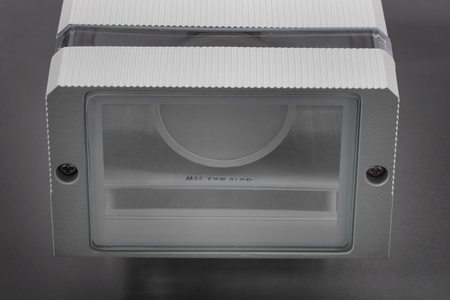 Doppelte Masterled HANA LED-Fassaden-Gartenwandleuchte 2xGU10 ALUMINIUM grau IP54