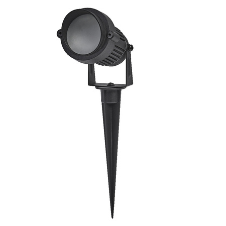 Gartenlampe LED solarbetriebener Strahler 1W 60lm 3000K IP44 Schwarz Endura Ledvance