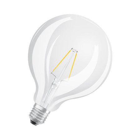 LED Leuchtmittel E27 G125 3W = 25W 250lm 2700K Warm 300° OSRAM STAR Retrofit Filament