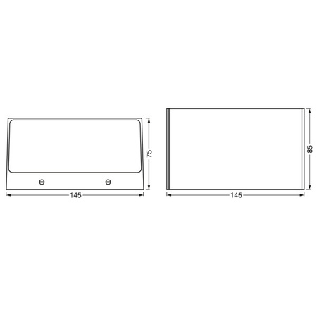 LEDVANCE SMART+ BRICK MULTICOLOR Fassadenwandleuchte 14W 600lm WARM COLOR + RGB Grau