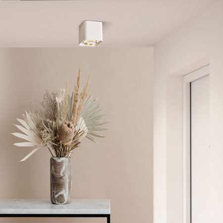 Spot GU10 weiß XENO Sanico Goldlux Anbauleuchte