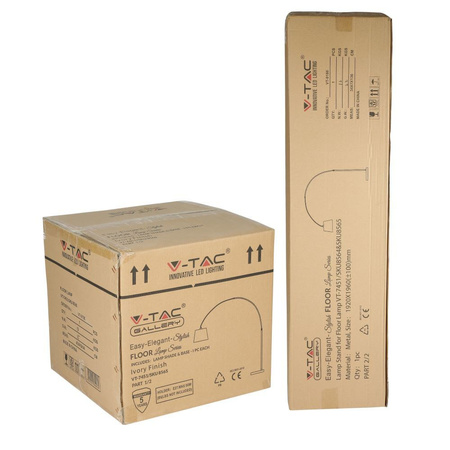 LED Stehlampe E27 Beige VT-7451 V-TAC