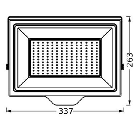 LED-Flutlicht Außenfluter 150W 15000lm 4000K 110° Schwarz IP65 Essentials Flutlicht Osram