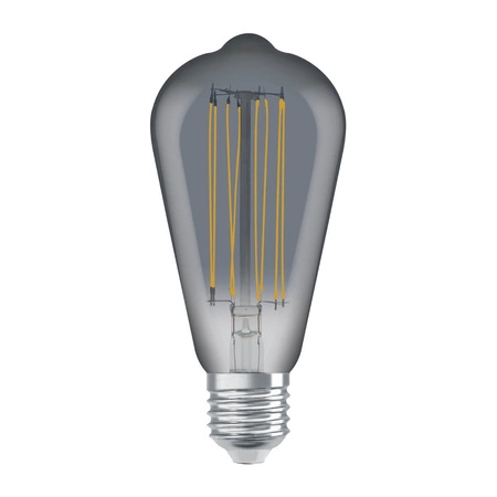 E27 ST64 LED Lampen 11W = 42W 500lm 1800K Warm 320° OSRAM Vintage 1906 Filament