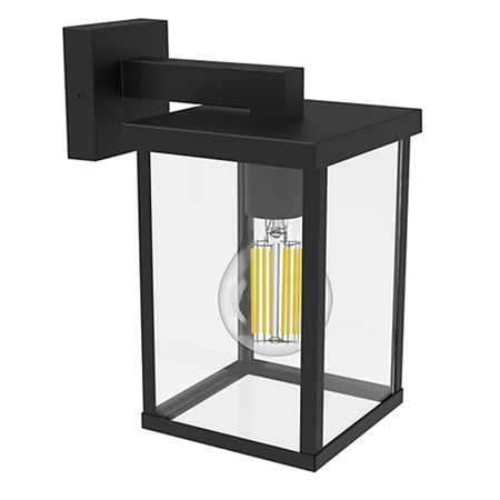 BELLINI E27 IP44 Downward Facade LED Wandleuchte Schwarz PHILIPS