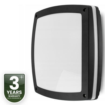 Wandleuchte Außen 2x E27, Deckenleuchte quadratisch LARIS LUMILED