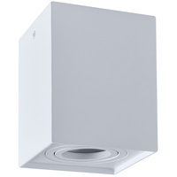 Deckenanbauleuchte Hadar Q1 1xGU10 beweglich quadratisch weiß