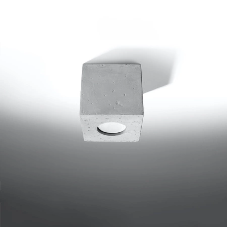 Aufputz QUAD GU10 Spot Cube Industriegrau SOLLUX