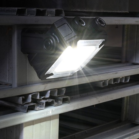 LED Multifunktions-Taschenlampe 3 Lichtfarben 20W 1500lm 5000K Schwarz IP67 Videx