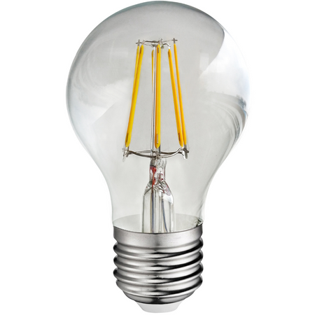 LED Leuchtmittel E27 A60 4W = 40W 450lm 3000K Warm 360° GOLDLUX Filament (Polux)
