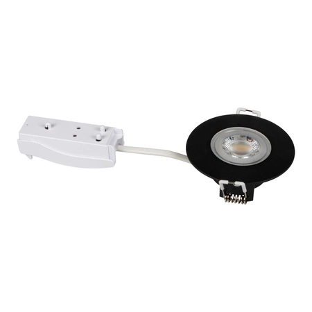 LED-Deckeneinbauleuchte FIZU DOWNLIGHT 4.8W 4000K IP44 Schwarz KANLUX