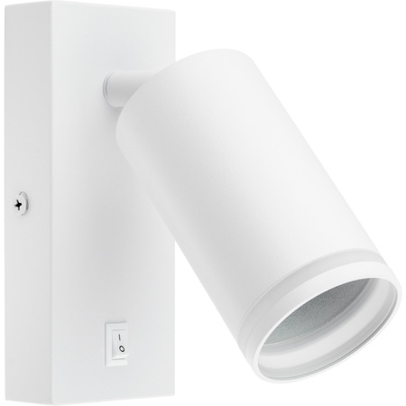 GU10 RING Wandleuchte mit weißem Schalter