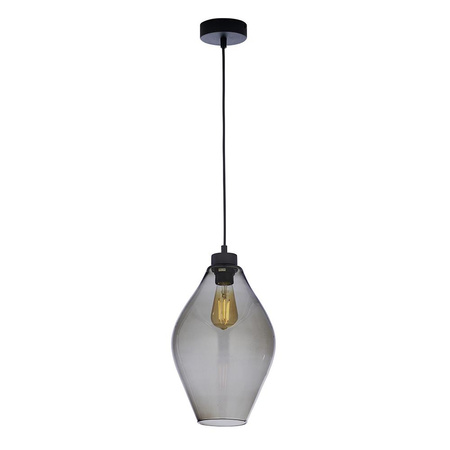 TULON Pendelleuchte Schwarz Glas Modern E27 4192 TK Lighting