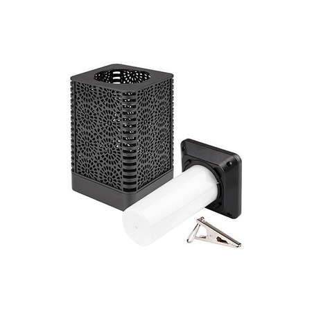 Garten Laterne LED Solar Dekorative Flamme Quadratisch 17cm