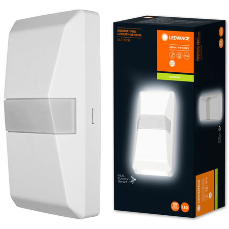LED-AUSSENLEUCHTE Weiß 10W 4000K 1000lm Sensor ENDURA PRO LEDVANCE