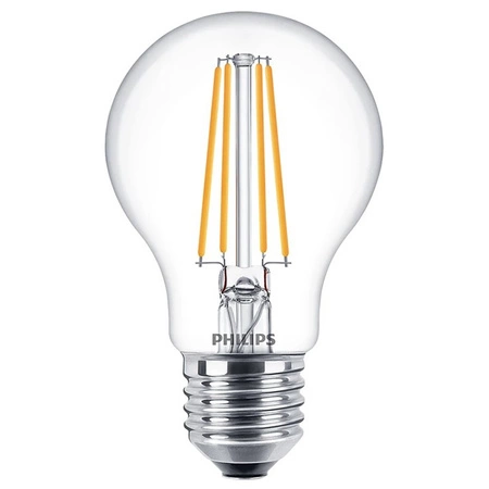 E27 A60 LED Lampen 7W = 60W 806lm 2700K Warmfaden PHILIPS