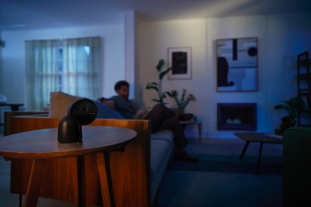 Innenkamera Secure Wired Schwarz mit Ständer Nachtsicht PHILIPS HUE WIFI Zigbee